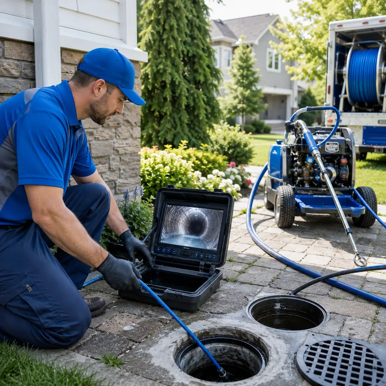 Outdoor drain cleaning professionals serving Comstock, TX